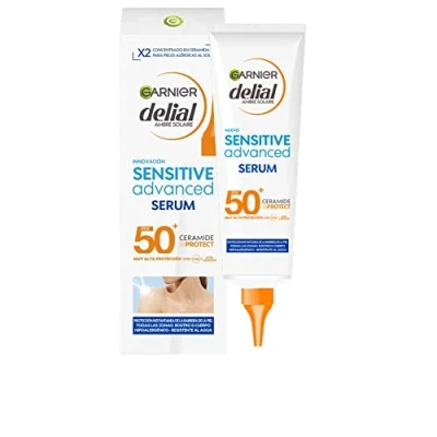 Imagen de GARNIER DELIAL Serum Solar De Cuerpo Muy Alta Protección FPS50+ Para Pieles Claras, Sensibles E Intolerantes Al Sol 125 ml