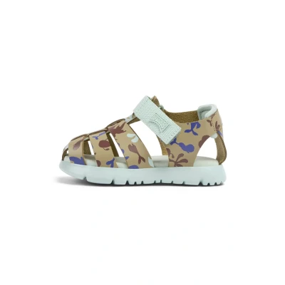 Imagen de Camper Oruga Sandalias de senderismo para niños, Talla: 22, Beige blau Zapatos