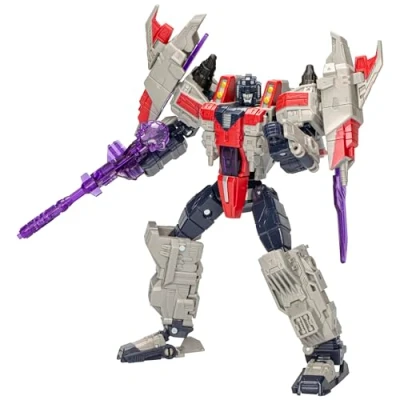 Imagen de Transformers Legacy United Voyager Class Starscream (Universo Cybertron) Figura de acción Convertible, a Partir 17,5 cm, 8 años