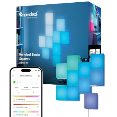 Imagen de Nanoleaf Blocks Big Squares SMK White 10 Pack EU