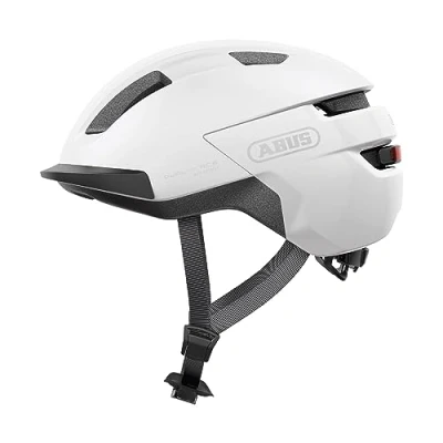 Imagen de ABUS Purl y ACE casco de bicicleta con luz LED apto para e bikes S pedelecs seguridad NTA moda adultos adolescentes blanco, talla L