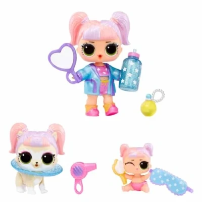 Imagen de L.O.L. Surprise! Bubble Surprise Deluxe Muñecas coleccionables, Mascota, hermanita, unboxing de sorpresas, Accesorios, reacción Espuma Que Cambia Color para niños 4+ años