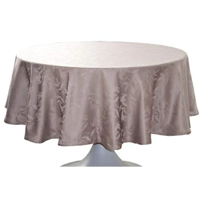 Imagen de CALITEX Mantel Damasco Ombra Topo Redonda 180