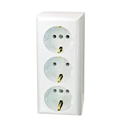Imagen de Regleta de pared para sin cable (3 compartimentos)
