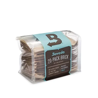 Imagen de Boveda Wooden Musical Instruments 49% RH High Absorbency Moisture Control Size 40 for Protects Prevents Cracking and Warping of Guitar