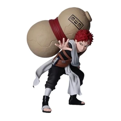 Imagen de Banpresto Figura de Acción Coleccionable Gaara Naruto Vibration Stars (Gaara &amp; Uchiha Sasuke), 12 cm BP28550P Multicolor, Optimo para los fanaticos del Anime