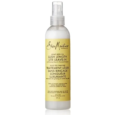 Imagen de SHEA MOISTURE Cannabis Sativa (Hemp) Seed Lite Leave In 8Oz/237 ml, No Aplica, 237 ml (Paquete de 1),