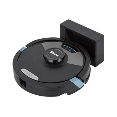 Imagen de Shark Matrix Plus Robot aspirador y mopa 2 en 1, mapeo LiDAR, Clean tecnología CleanEdge, para alfombras, suelos pelo de mascotas, autocarga, WiFi/App/Alexa, negro, RV2620WDEU