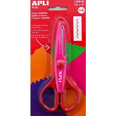 Imagen de APLI Kids 12819 Tijera creativa dentada, 13 cm