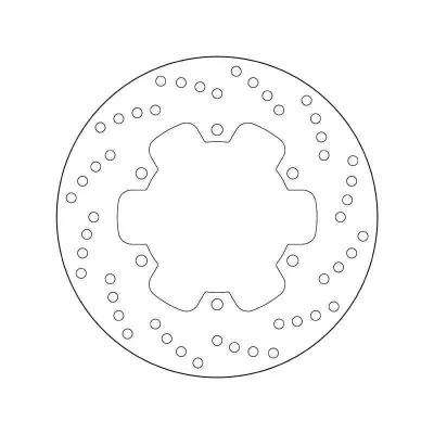 Imagen de BREMBO Disco de freno Fixed , Serie Oro posterior 245mm 4mm 6 perforado 68B40791 Discos freno,