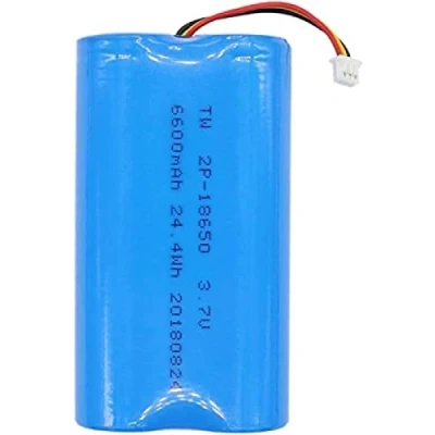 Imagen de 1s2p 18650 6600mah Baterías De Litio 3 7v Batería Recargable Iones con Cables Y Conector JST XH 2P