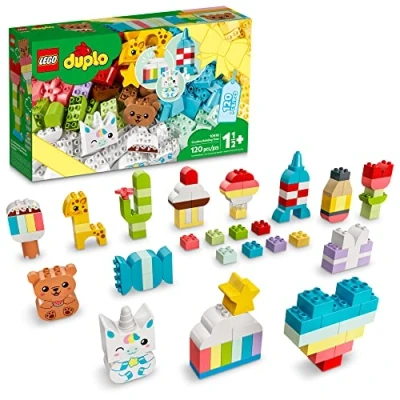 Imagen de LEGO DUPLO Creative Building Time 10978 Colorful Construction Toy for Preschoolers Aged 18 Months and up (120 Pieces)