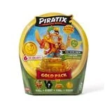 Imagen de PIRATIX, Adventure World Serie Golden Treasure Gold Pack, The Wild Crew. Incluye 5 Piratix Sorpresa, 1 Tesoro Exclusivo, Bandera Exclusiva, podio, 6 Accesorios y el capitán Dorado King Roar