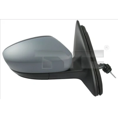 Imagen de Espejo retrovisor Tyc 332 0055 derecha imprimado Ajuste por cable, convexo SKODA: Rapid Hatchback, Spaceback, SEAT: Toledo 4