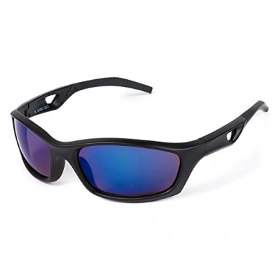 Imagen de Kiddus Gafas de Sol Deportivas para niño niña a partir 10 años. UV400 Protección 100% contra rayos ultravioleta. Lentes colores espejadas