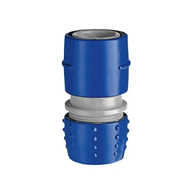 Imagen de Tatay Conector Rápido Top Line para Mangueras de 1/2 pulgadas 12.5mm 5/8 15mm, a Racor Universal, Fácil Instalación, Protección Solar, Azul
