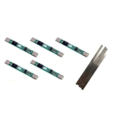 Imagen de TECNOIOT 5 uds 1S 3,7 V 3A li Ion BMS PCM Placa de protección batería 18650 Litio + 5uds Tira níquel