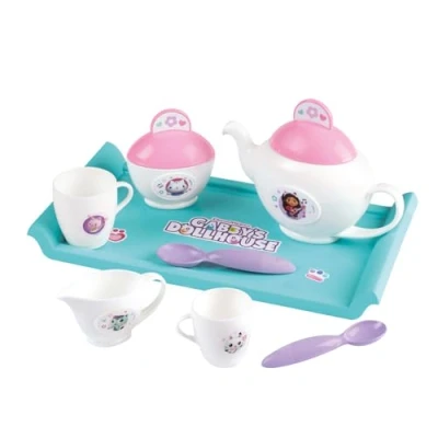 Imagen de Smoby Juego de Té Infantil La Casa Muñecas Gabby para Dos con Bandeja y Accesorios, A Partir 3 años (7600312508)