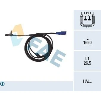 Imagen de Sensor, revoluciones de rueda FAE 78098