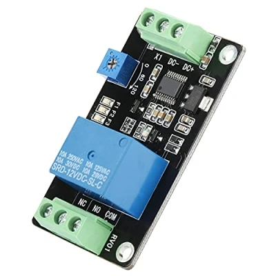 Imagen de Retardador temporizador de relé módulo retardo encendido apagado la tarjeta conmutación controlador bloqueo automático DC 5V/12V/24V (DC12V)