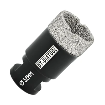 Imagen de DT DIATOOL Broca de Diamante 32mm para Perforación en Seco Azulejo Porcelana Mármol Cerámica Granito