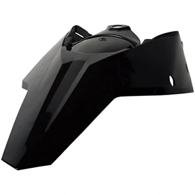 Imagen de Polisport 8567900007 Guardabarros Trasero + Paneles Laterales Resistentes y duraderos Compatible con Motocicletas KTM en Color Negro