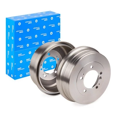 Imagen de DELPHI BF628 Tambor de Freno sin anillo sensor ABS, cojinete rueda 345 TOYOTA: Land Cruiser Prado 70 Pick up, SUV