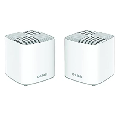 Imagen de D Link COVR X1862, pack 2 extensores red WiFi Mesh hasta 420m2, 6, AX1800 Mbps, 2p Gigabit, modos router y extensor (funciona con cualquier router/operadora), WPA3, control parental