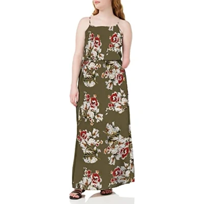 Imagen de Only Mujer Onlwinner Sl Maxidress Noos Wvn Vestido, Marrón (Kalamata), 34
