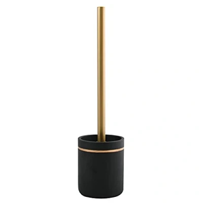 Imagen de Spirella Bly Escobilla de baño (Porcelana), Color Negro y Dorado