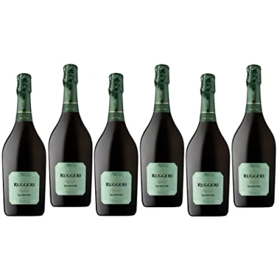 Imagen de RUGGERI QUARTESE VALDOBBIADENE PROSECCO SUPERIORE DOCG BRUT 75 CL 6 BOTTIGLIE