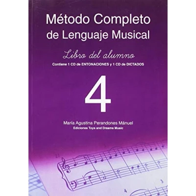 Imagen de Método completo de lenguaje musical, 4 nivel libro del alumno
