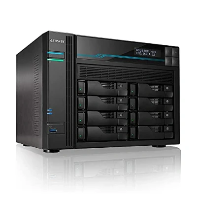 Imagen de Servidor NAS ASUSTOR AS6508T 8 BAHIAS Atom C3538 Quad Core DENVERTON 2.1GHZ 8GB 2X2.5GBE 2X10GBE Raid 0,1 JBOD SATA6GB USB 3.0