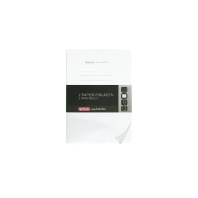 Imagen de Herlitz 50034116 Recambio para cuaderno de notas flexible (A5, 2 x 40 hojas cuadriculadas, 1 unidad)
