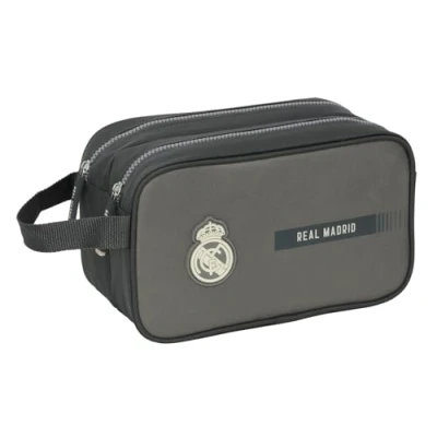 Imagen de Safta REAL MADRID 3ª EQUIPACIÓN 24/25 Neceser Escolar Infantil Grande, Infantil, Adaptable a Carro, Ideal para Niños de 5 14 Años, Cómodo y Versátil, Calidad Resistencia, 26x12.5x15 cm
