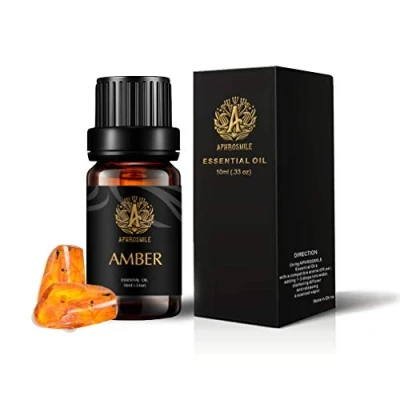 Imagen de Aromaterapia Ámbar aceite Esencial para difusor, 100% puro ámbar humidificador,Masaje, 10ml Grado Terapéutico fragancia hogar, hacer
