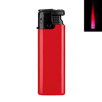 Imagen de Sepilo Calidas Mechero de gas con llama turbo, recargable, resistente al viento (rojo, 1 mechero)
