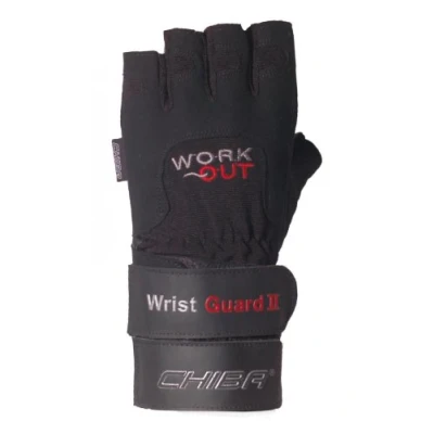 Imagen de Chiba Handschuh Wristguard II Guante, Hombre, Negro, XS