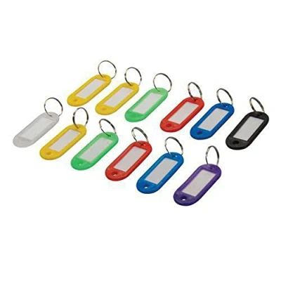 Imagen de Silverline 844160 Llaveros de colores con etiqueta identificativa, 12 pzas (12 pzas) , Modelos/colores Surtidos, 1 Unidad