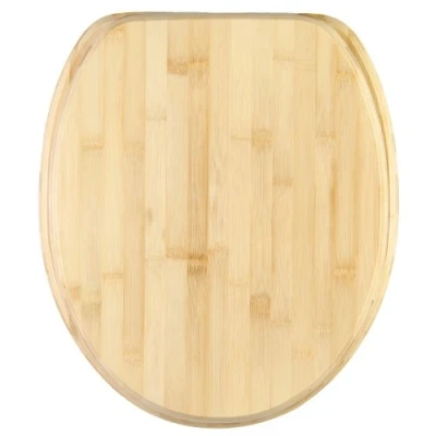 Imagen de Sanilo 914208 Asiento de inodoro (bisagras estables), color madera