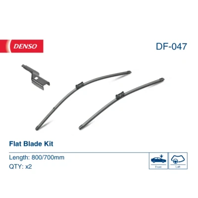 Imagen de Limpiaparabrisas Denso Flat DF 047 Sin marco PEUGEOT: 5008 I, 3008 OPEL: Zafira C Tourer, RENAULT: Scénic IV, GRAND SCENIC 4