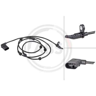 Imagen de A.B.S. 31994 Sensor de ABS 1480 MERCEDES BENZ: Clase S Berlina