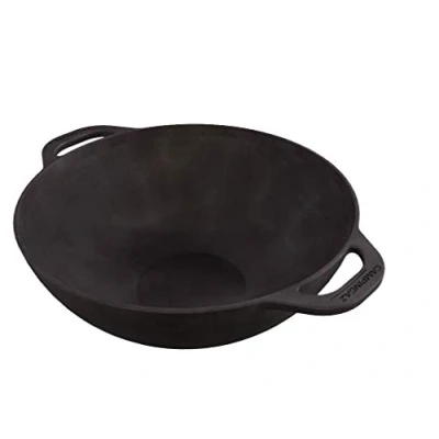 Imagen de Campingaz Mandarin Wok para Parrillas de Gas con Sistema Modular Culinary, sartén Hierro Fundido Antiadherente Asas, diámetro 32 cm, Altura 12 Parrilla Wok, Accesorios sartenes
