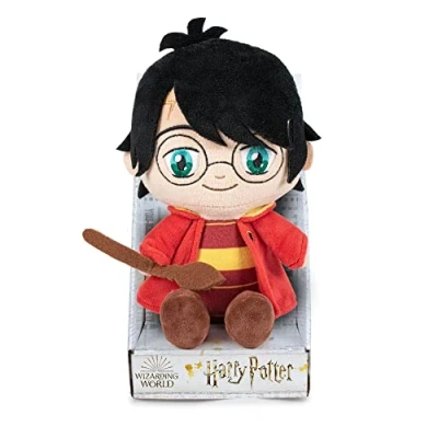 Imagen de Famosa Softies Harry Potter Quiditch, Peluche con el Traje y los Detalles del Juego basado en Las pelis Libros, Mide 27 centímetros es Suave blandito, +12 Meses (760020652)