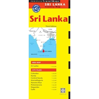 Imagen de Sri Lanka Travel Map (Periplus Maps) [Idioma Inglés] Maps: Country Map)