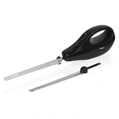 Imagen de Tristar EM 2107 Cuchillo eléctrico para todo tipo de alimentos, set 2 cuchillas extraíbles y fáciles usar limpiar, sistema seguridad, 120 W