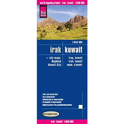 Imagen de Irak, Kuwait, mapa de carreteras impermeable. Escala 1:850.000. Reise Know How. (Iraq and Kuwait (1:850.000))