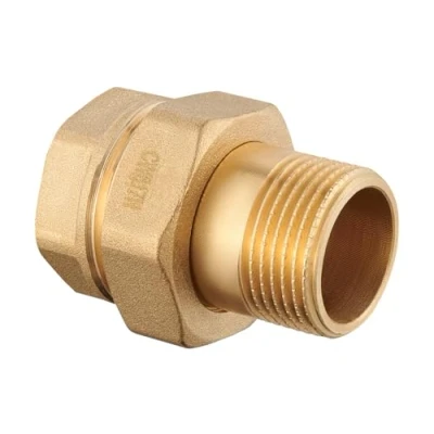 Imagen de Accesorios latón roscados (Unión tres piezas de M/H, 3/8&quot;)