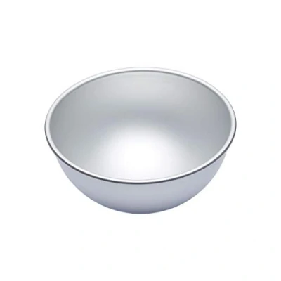 Imagen de MasterClass Molde Hemisferio 20cm, de Aluminio Anodizado Plata, Ligero, Resistente, Para Hornear Tartas Media Esfera, 8 Pulgadas