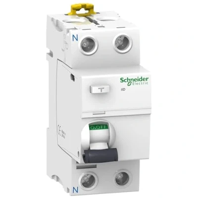 Imagen de Schneider elec A9R35263 RCCB Interruptor de Circuito Corriente Residual iID 2P 63A 300mA S Si, Blanco